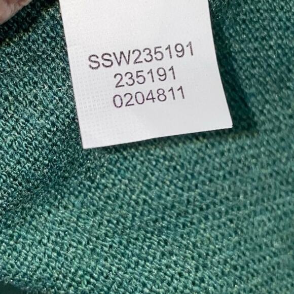 J. Jill Kale Green Tie-Dye Striped Boat-Neck Pullover Sweater Size XS - Picture 7 of 10